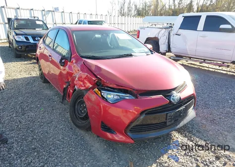 2017 Toyota Corolla Le z USA, uszkodzony, nr VIN 2T1BURHE2HC807204